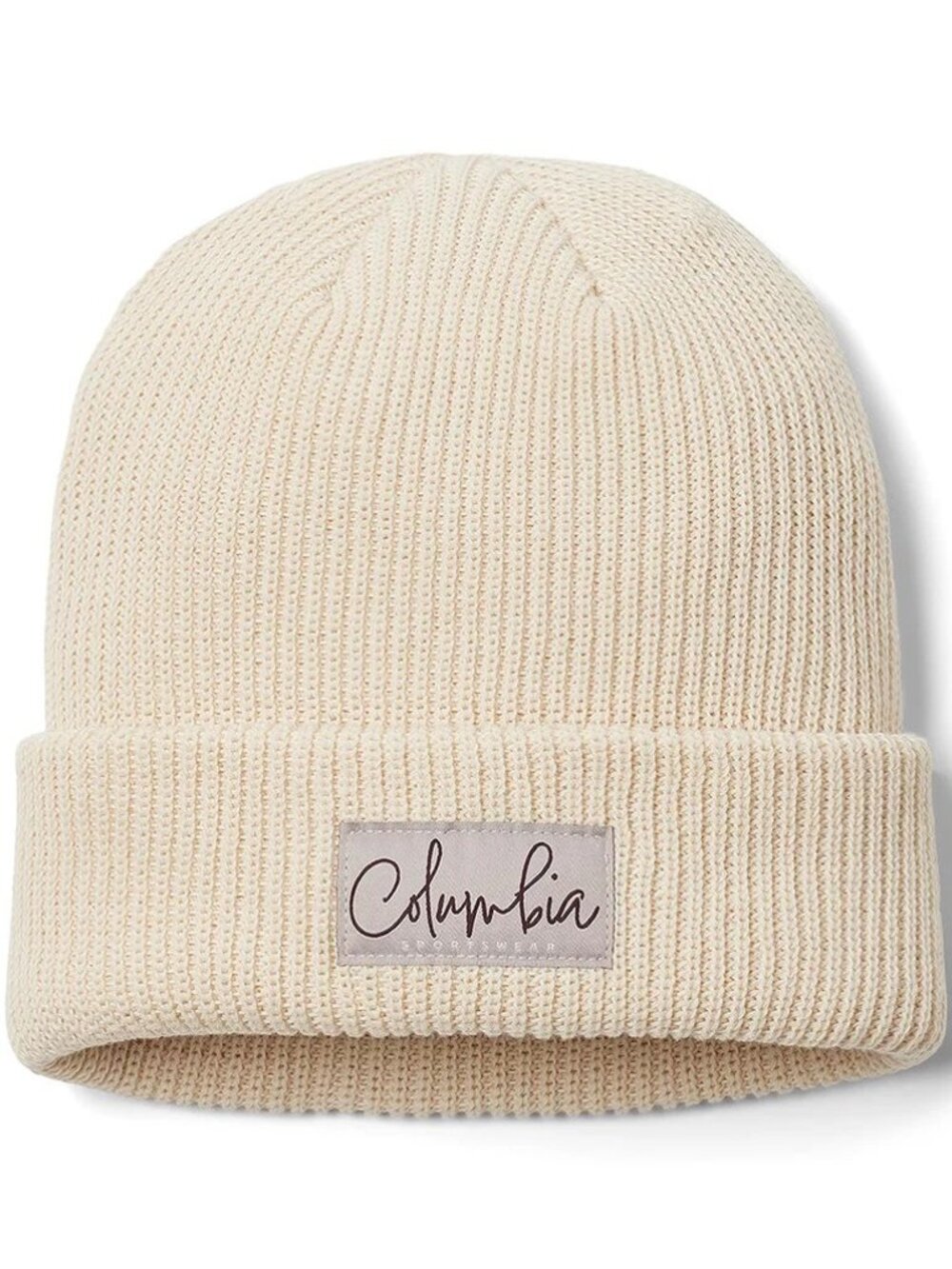 Columbia Unisex Lost Lager II Beanie - Color: Chalk/Script Logo - Picture 3 of 3